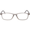 Super flache Lesebrille MR51 aus hochwertigem Kunststoff mit Federscharnier und Etui in Beige + 3,00 dpt