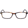 Super flache Lesebrille MR51 aus hochwertigem Kunststoff mit Federscharnier und Etui in Havanna + 3,00 dpt