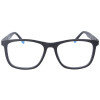 Klassische ZWO Kunststoff - Brillenfassung mit Blaulichtfilter im zeitlosen Schwarz