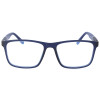 Klassische ZWO Kunststoff - Brillenfassung mit Blaulichtfilter in Schwarz / Blau