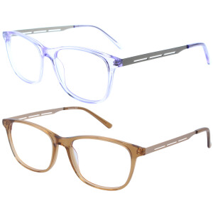 Transparente Fernbrille ULRIKE mit Metall-Bügeln und...