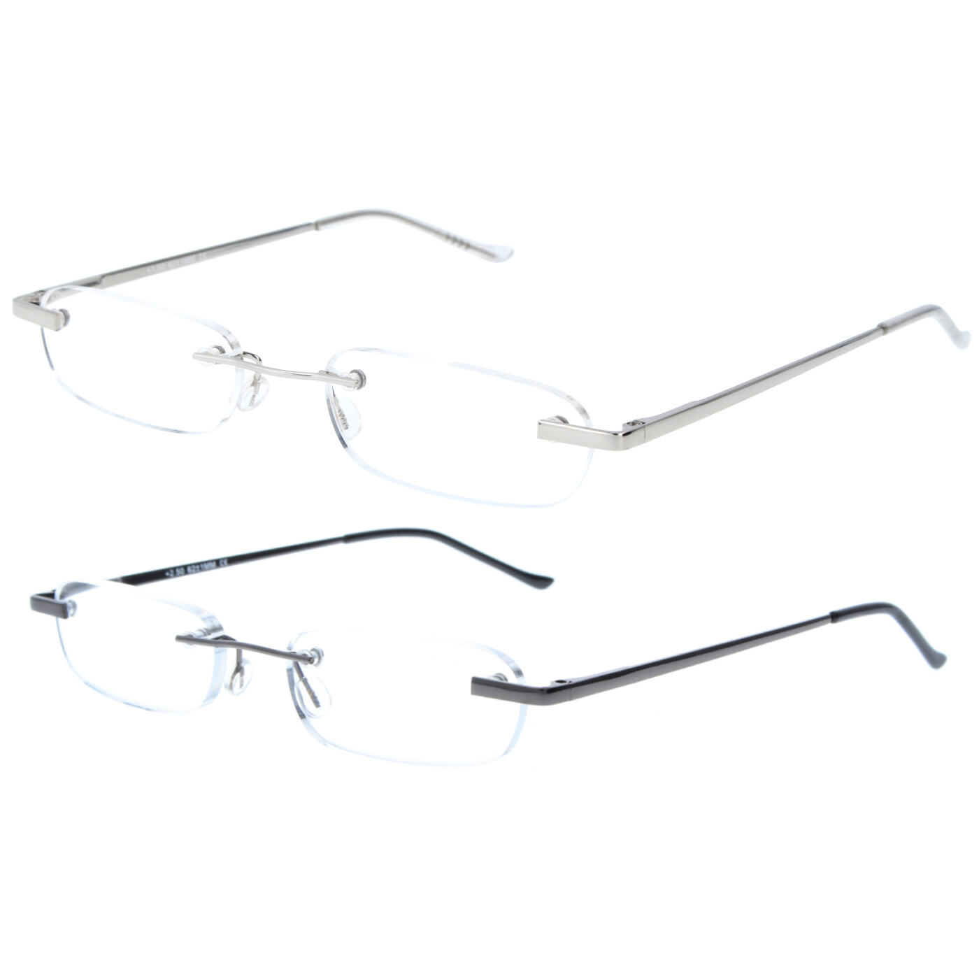 Fertiglesebrille Grün Metall | Metallrand -Spezial-Versand