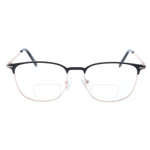 Stylische Metall-Bifokalbrille NOEL in modernem Look mit individueller Stärke