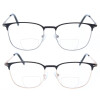 Stylische Metall-Bifokalbrille NOEL in modernem Look mit individueller Stärke