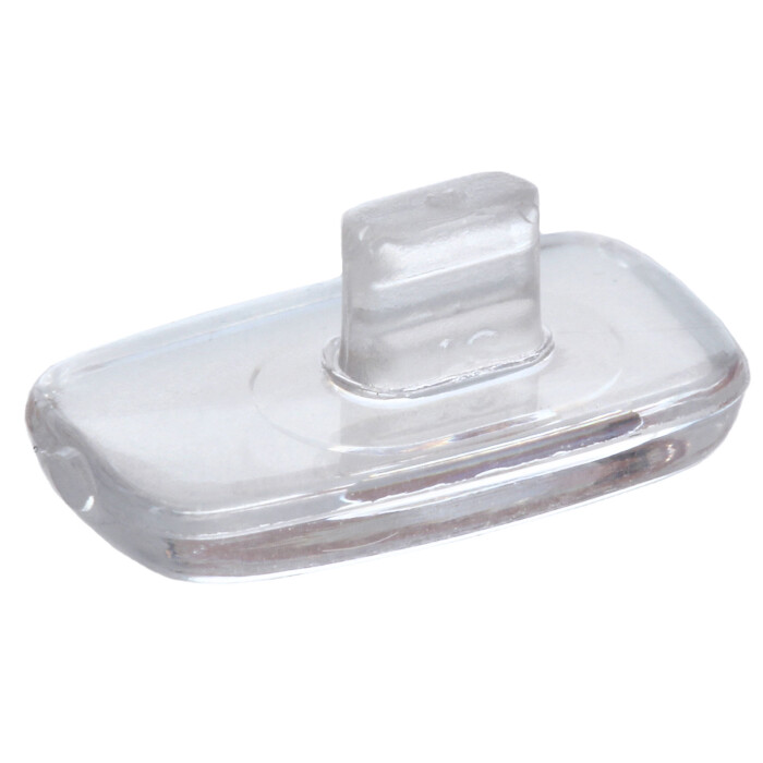 Nasenpad zum Klicken PVC in eckig 12 mm