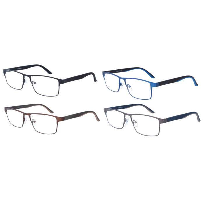 Klassische Fernbrille TOMKE aus robustem Metall mit individueller Sehstärke