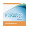 Bausch + Lomb PureVision 2 HD Monatslinsen for Astigmatism, sehr dünne torische Kontaktlinsen, weich, 6 Stück BC 8.9 mm / DIA 14,5
