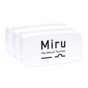 Menicon Miru 1day Flat Pack sphärische Tageslinsen...