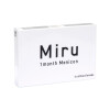 Menicon Miru 1 month Monatslinsen, sphärische Kontaktlinsen weich, 3 Stück / BC 8.3 oder 8.60 mm / DIA 14