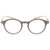 Klassische, farbige Lesebrille / Lesehilfe ASTRA aus Kunststoff mit Federscharnier inkl. Einstecketui Braun/Beige +1,5 dpt