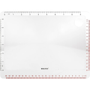 Praktische Fresnel-Lupe für eine ganze A-4 Seite mit 2- und 4-fach Vergrößerung