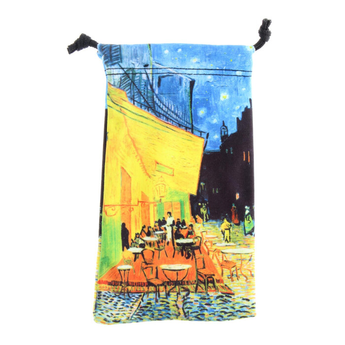 Weicher Microfaser - Beutel für Brillen Vincent van Gogh "Nachtcafe"