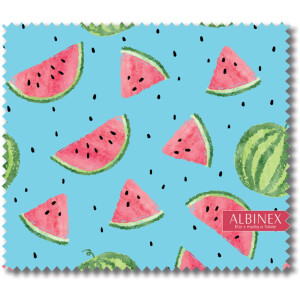 Schickes Microfasertuch 17,5 x 15,3 cm - Melone