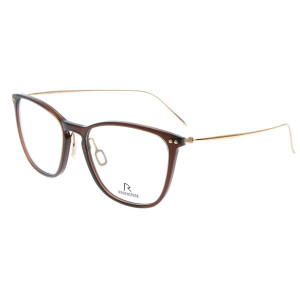 Rodenstock Damen-Brillenfassung R7134 D aus Kunststoff in Dunkelbraun-Gold