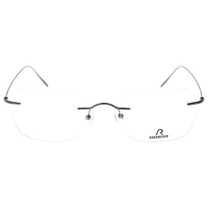 Rodenstock R7084 Rodenstock randlose Unisex-Brillenfassung R7084 B aus Titan in Gunmet