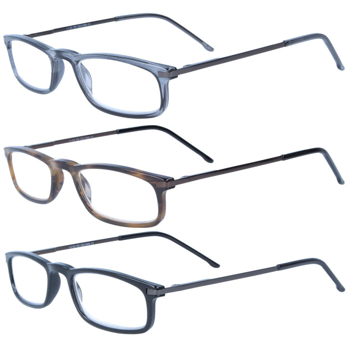 Leichte Halb-Lesebrille HELSINKI mit Federscharnier und individueller Sehstärke