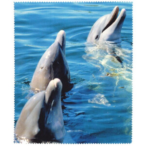 Motiv Microfasertuch mit Tiermotiven Delphin