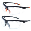 Praktische BRAUNWARTH Sportbrille mit klaren Kunststoffgläsern in 2 Farben