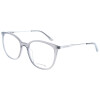 Elegante Brillenfassung COMMA, 70064 Col. 92 in Grau / Transparent mit Federscharnier