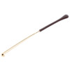 Standard-Brillenbügel / Ohrbügel / Golfbügel aus Metall mit Kunststoffende 145 mm Gold-Braun 1,2 mm