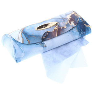 Modernes Brillenetui MARMOR mit weichem Mikrofaser-Bezug...