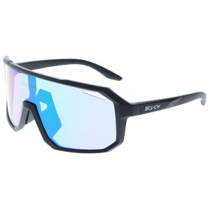 Stylische Sonnenbrille / Sportbrille SEVEN mit Wechselscheiben und Verglasungsclip