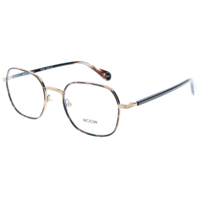 Elegante Vollrand - Brillenfassung MASTER MIND von WOOW in Gold / Havanna