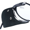 Seitenschutz für Brillen aus Leder in Schwarz