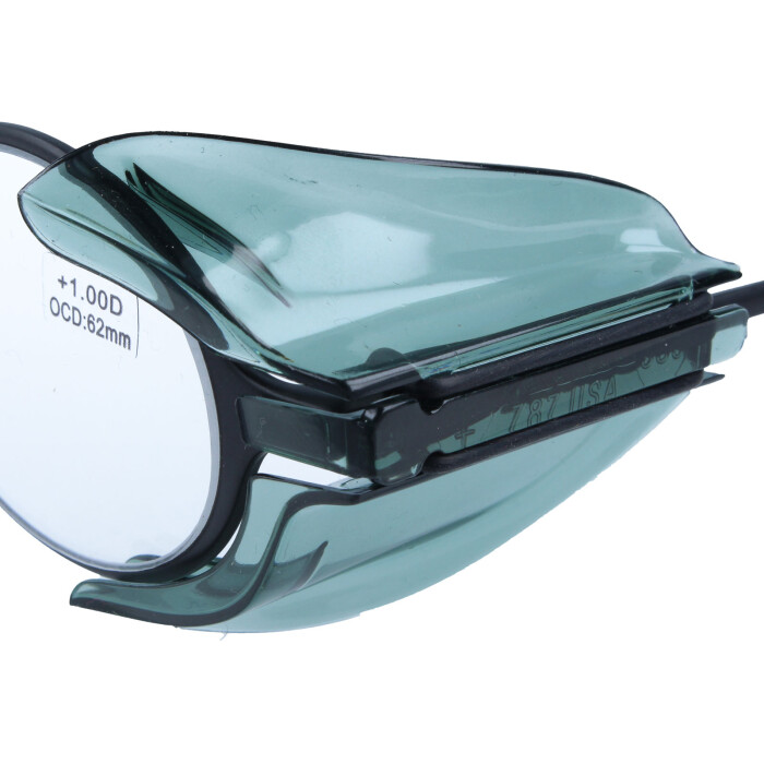 Praktischer Seitenschutz universal aus Kunststoff (Polycarbonat) in Grau -  klein