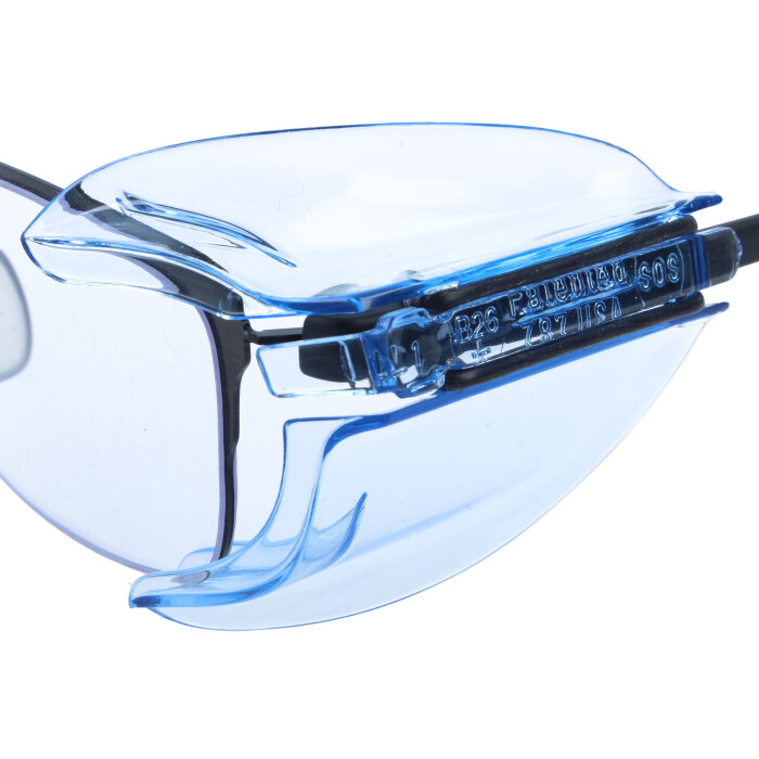 Seitenschutz für Brillen - universal aus Polycarbonat in Transparent -  klein