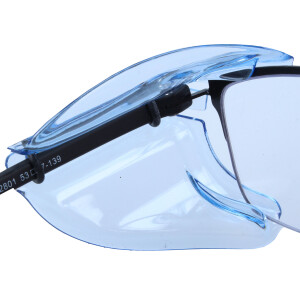 Seitenschutz für Brillen - universal aus Polycarbonat in Transparent -  klein