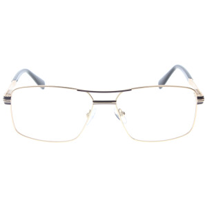 Moderne Fernbrille FRIEDRICH mit Doppelsteg, Federscharnier und individueller Sehstärke