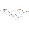 Stylische Fernbrille HARRY in Piloten-Form mit Federscharnier und individueller Sehstärke