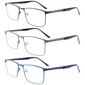 Sportliche Lesebrille RASMUS aus Metall mit...
