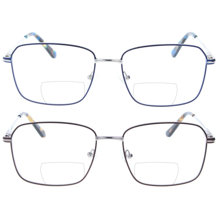 Schicke Metall-Bifokalbrille ANNABELL mit robustem Federscharnier und individueller Stärke