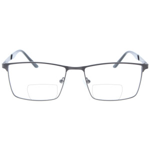 Sportliche Metall-Bifokalbrille RASMUS mit Federscharnier und individueller Stärke