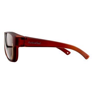 Rote Überbrille / Sonnenbrille ACTIVE SOL EL AVIATOR mit Polarisation und brauner Tönung