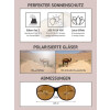 Polarisierende Überbrille / Sonnenbrille ACTIVE SOL MEGA in Braun mit brauner Tönung