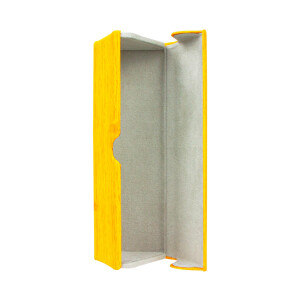 Hochwertiges Hartschalen-Brillenetui ACTIVE SOL SCHATTENBOX mit Magnetverschluss in Gelb S