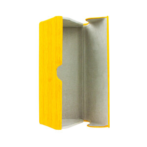 Hochwertiges Hartschalen-Brillenetui ACTIVE SOL SCHATTENBOX mit Magnetverschluss in Gelb L