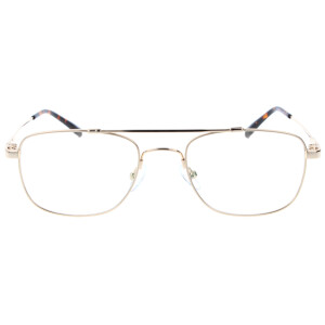 Stylische Piloten-Lesebrille JARNO aus flexiblem Memory-Titan mit individueller Sehstärke