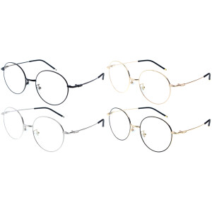 Moderne Panto-Fernbrille RORY aus flexiblem Titan mit...