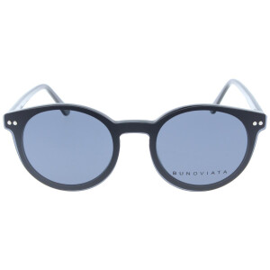 Moderne Kunststoff-Fernbrille JOLYNE mit praktischem Sonnenclip, Federscharnier und individueller Stärke