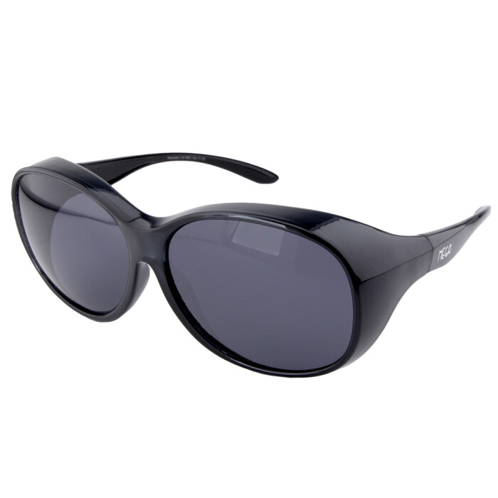 Polarisierende Überbrille / Sonnenbrille ACTIVE SOL MEGA in Schwarz mit grauer Tönung