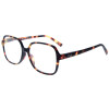 Moderne Fertiglesebrille aus mattem Kunststoff GRETA mit hochwertigem Federscharnier in Havanna + 2,50 dpt