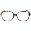 Moderne Fertiglesebrille aus mattem Kunststoff GRETA mit hochwertigem Federscharnier in Havanna + 2,50 dpt