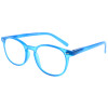 Moderne Fertiglesebrille JUNIOR mit Einstecketui und Federscharnier in Blau + 1,50 dpt