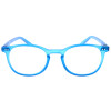 Moderne Fertiglesebrille JUNIOR mit Einstecketui und Federscharnier in Blau + 1,50 dpt