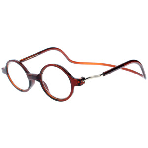 Runde Fertiglesebrille ROUNDMAG mit Magnet und...