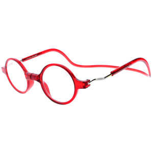 Runde Fertiglesebrille ROUNDMAG mit Magnet und...